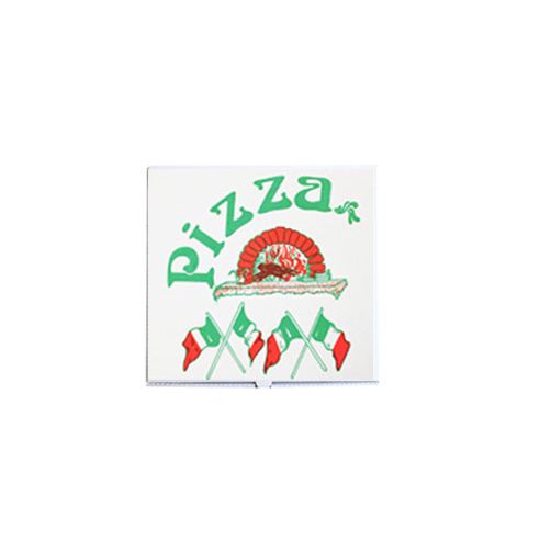 200 Pizzakartons Italia Kraft  weiß  29x29x3 cm