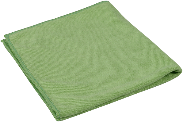 10 Microfasertücher ENA Soft, 40 x 40 cm, grün