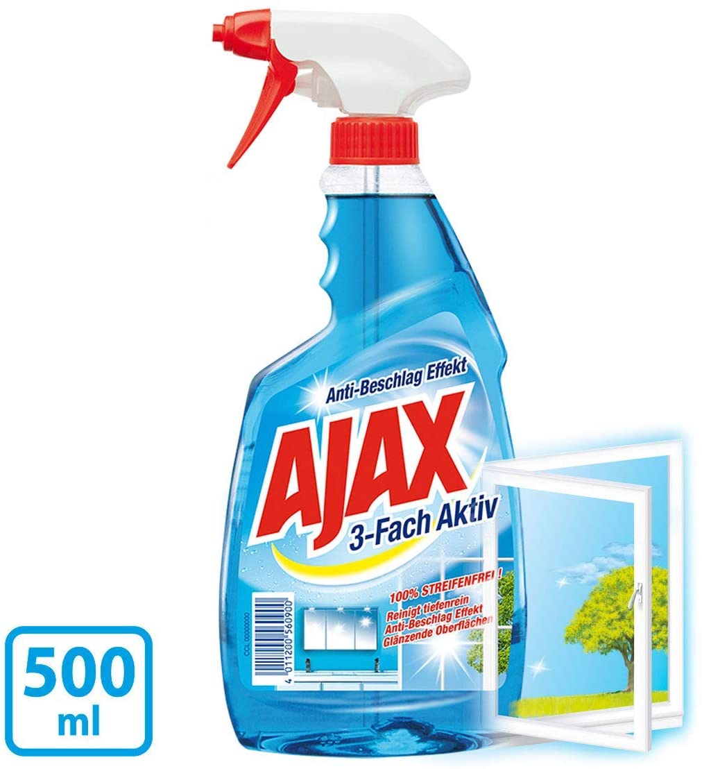 AJAX-Glasreiniger 500 ml Sprühflasche 