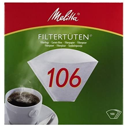 Melitta Kaffeefilter 106 (Pak á 100 Stk.)
