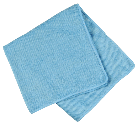10 Microfasertücher ENA soft, 40 x 40 cm, blau